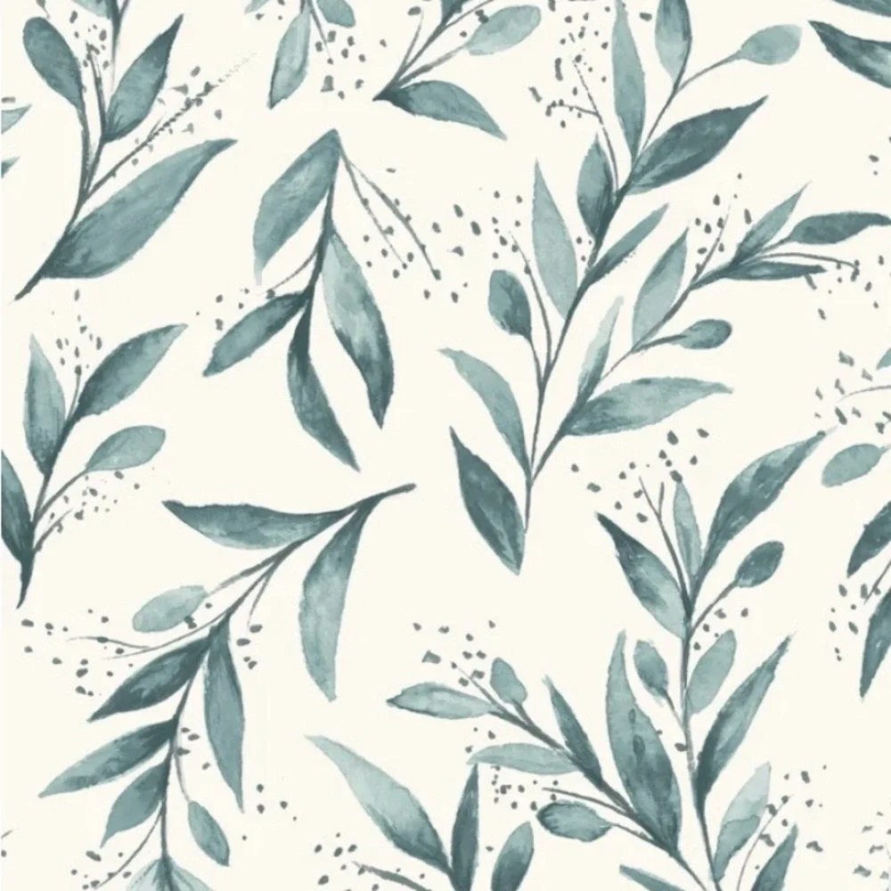 Magnolia Home by Joanna Gaines Teal Peel & Stick Wallpaper – Lot of 3 – New